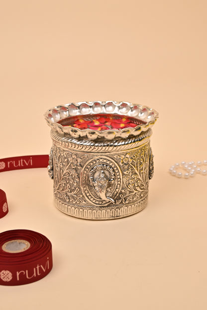 German Silver Ganesh Plant Pot – Auspicious Home Décor & Gifting