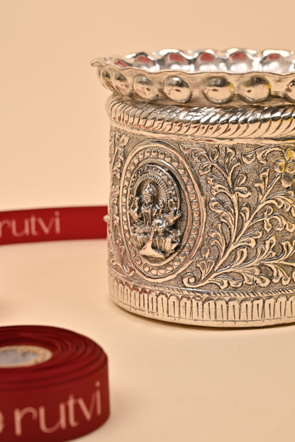 German Silver Ganesh Plant Pot – Auspicious Home Décor & Gifting
