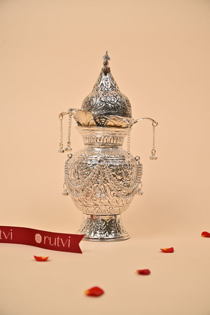 German Silver Kalasam – Traditional Auspicious Pooja & Festive Décor