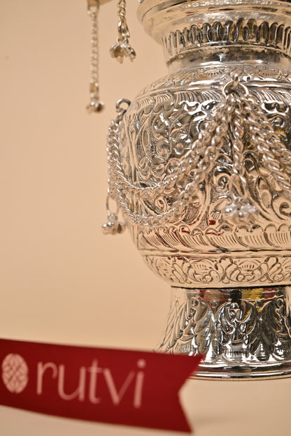 German Silver Kalasam – Traditional Auspicious Pooja & Festive Décor