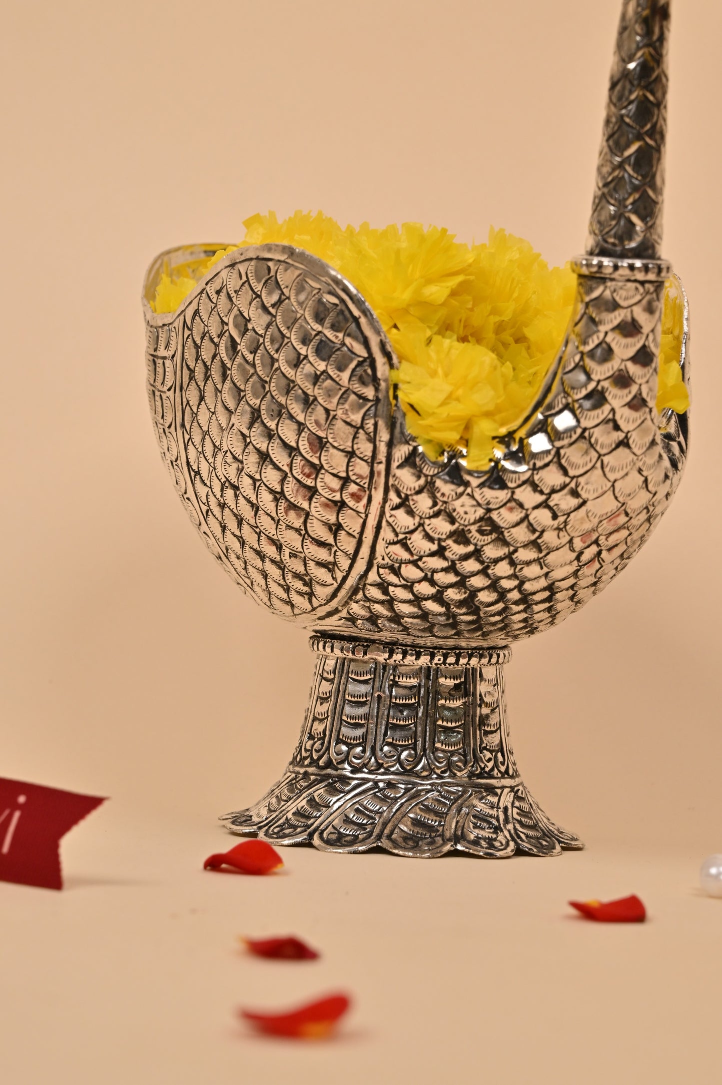 German Silver Big Swan Bowl – Elegant Festive & Home Décor Centerpiece
