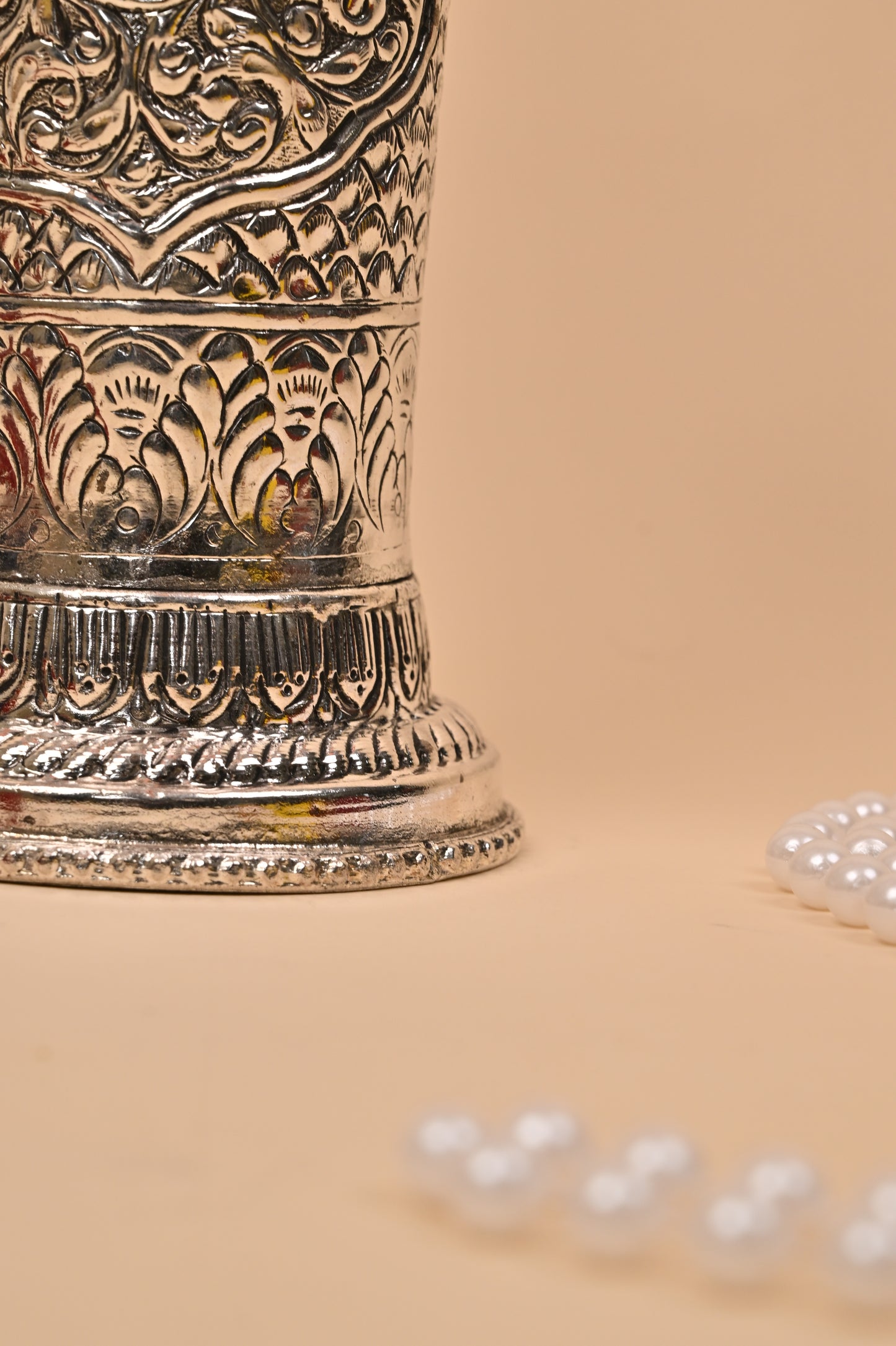 German Silver Flower Vase – Luxurious Decorative & Festive Centerpiece