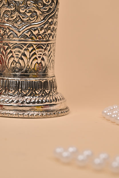 German Silver Flower Vase – Luxurious Decorative & Festive Centerpiece