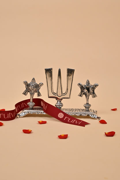 German Silver Vishnu Showpiece – Auspicious Festive & Decorative Décor