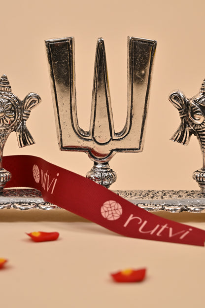 German Silver Vishnu Showpiece – Auspicious Festive & Decorative Décor