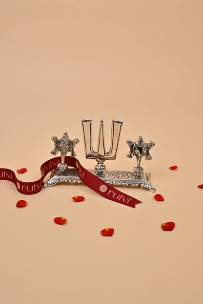 German Silver Vishnu Showpiece – Auspicious Festive & Decorative Décor