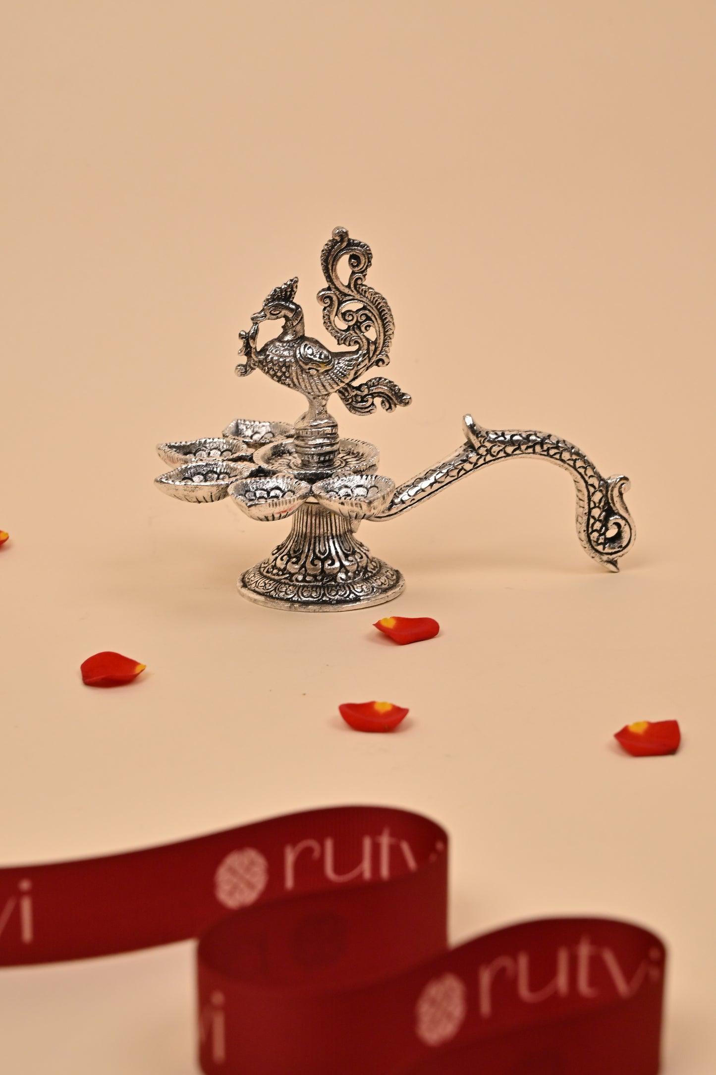 German Silver Diya – Traditional Festive & Pooja Essential