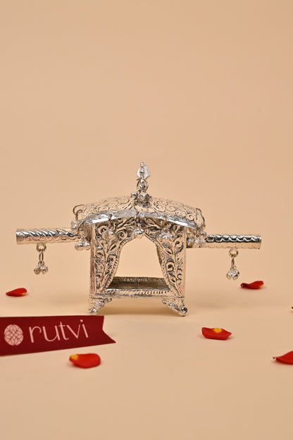 German Silver Doli Showpiece – Traditional Festive & Gifting Décor