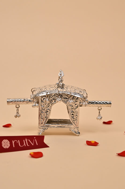 German Silver Doli Showpiece – Traditional Festive & Gifting Décor