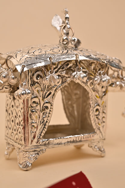 German Silver Doli Showpiece – Traditional Festive & Gifting Décor
