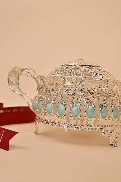German Silver Serving Basket – Elegant Festive & Functional Décor