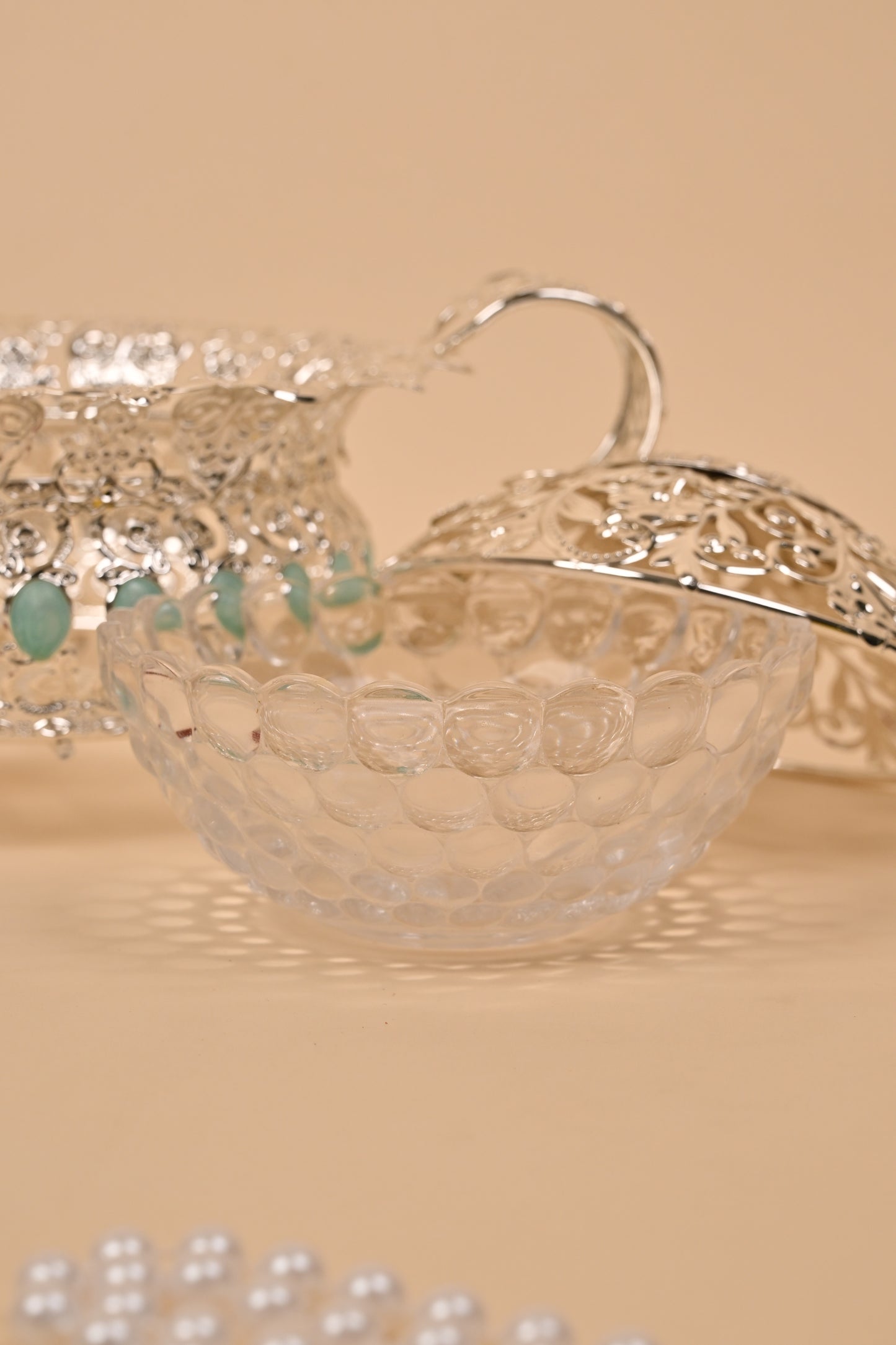 German Silver Serving Basket – Elegant Festive & Functional Décor