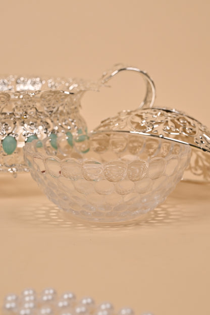German Silver Serving Basket – Elegant Festive & Functional Décor