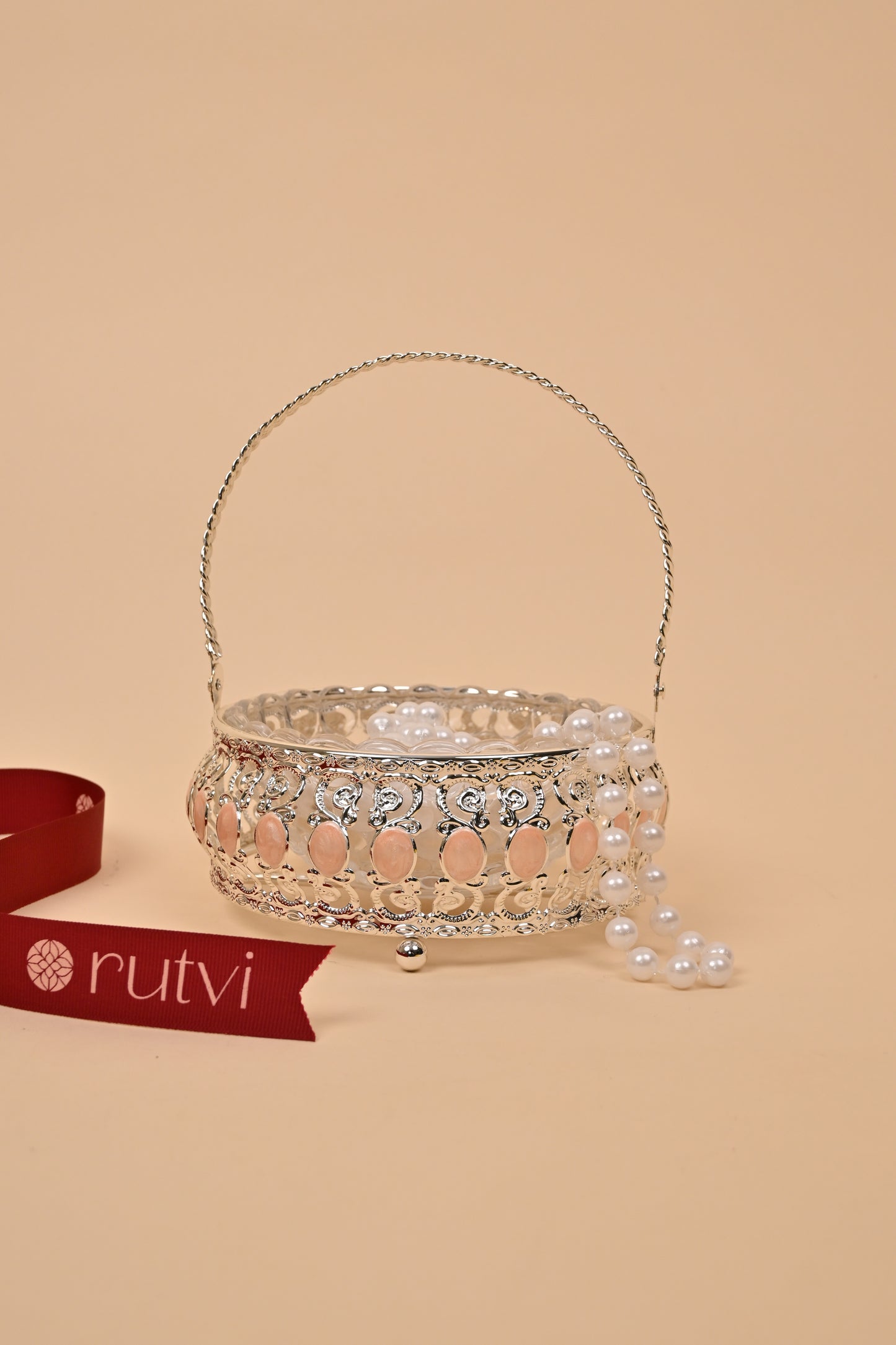 German Silver Basket – Handcrafted Storage & Festive Gifting
