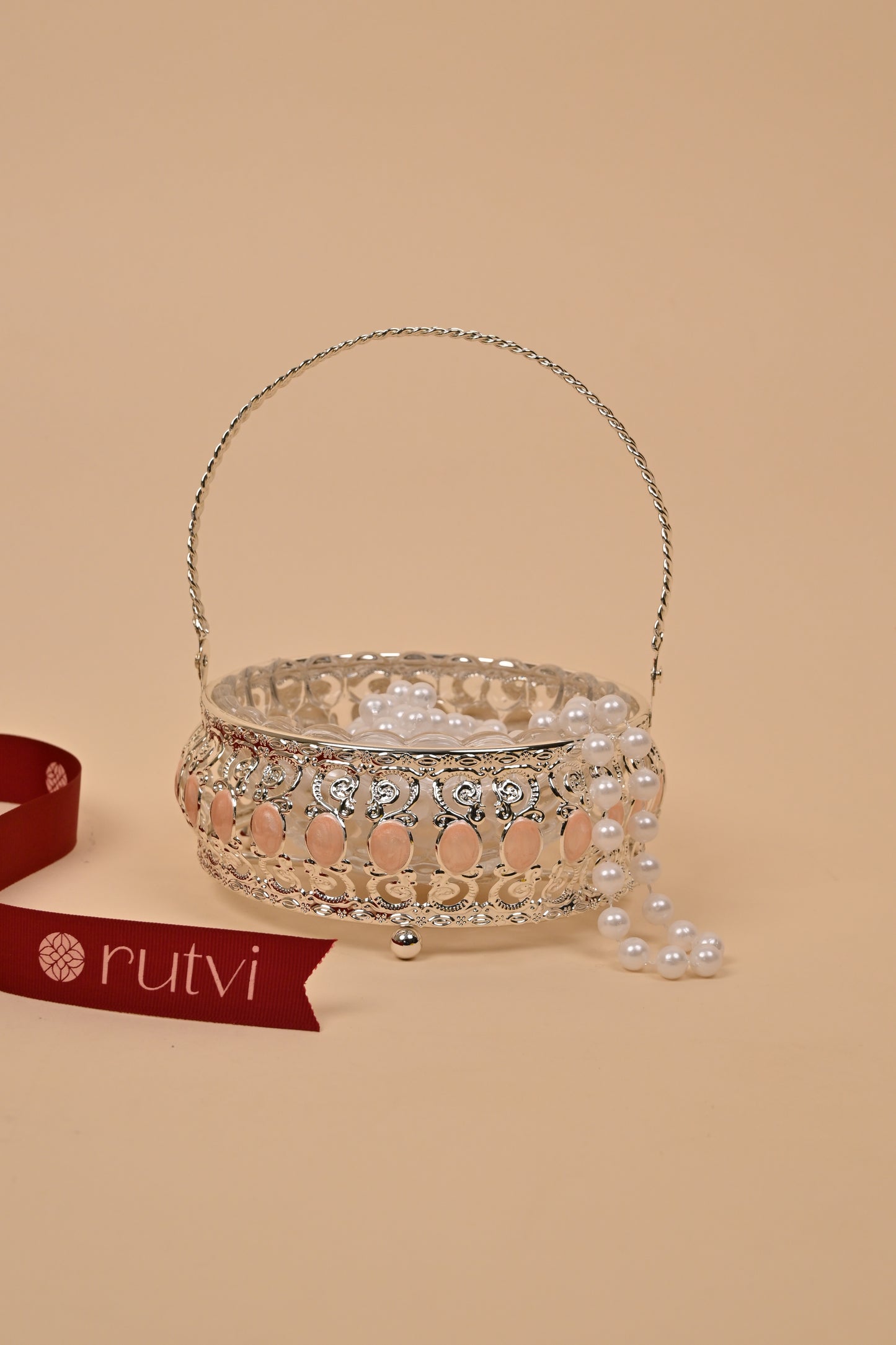 German Silver Basket – Handcrafted Storage & Festive Gifting