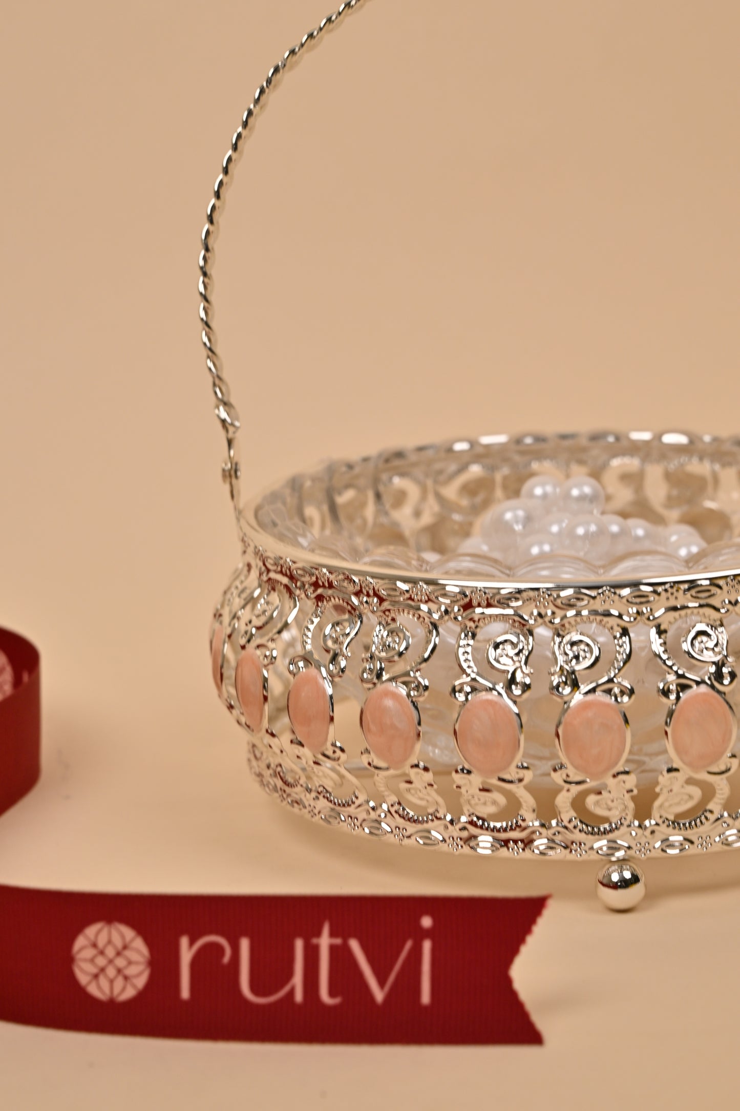 German Silver Basket – Handcrafted Storage & Festive Gifting