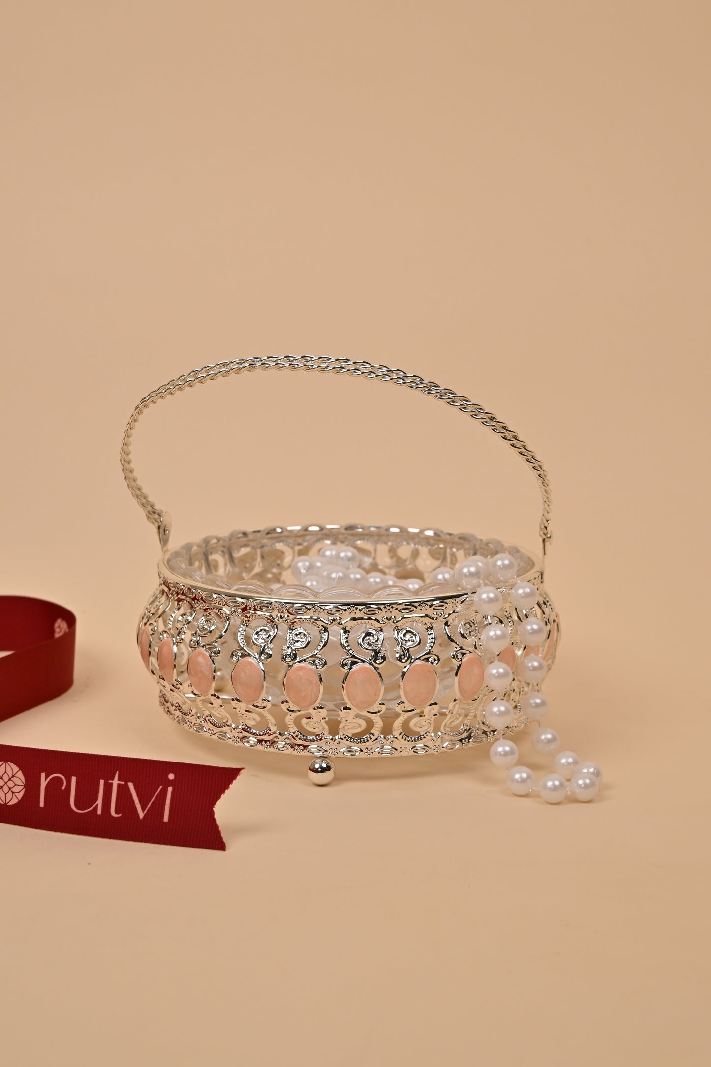 German Silver Basket – Handcrafted Storage & Festive Gifting