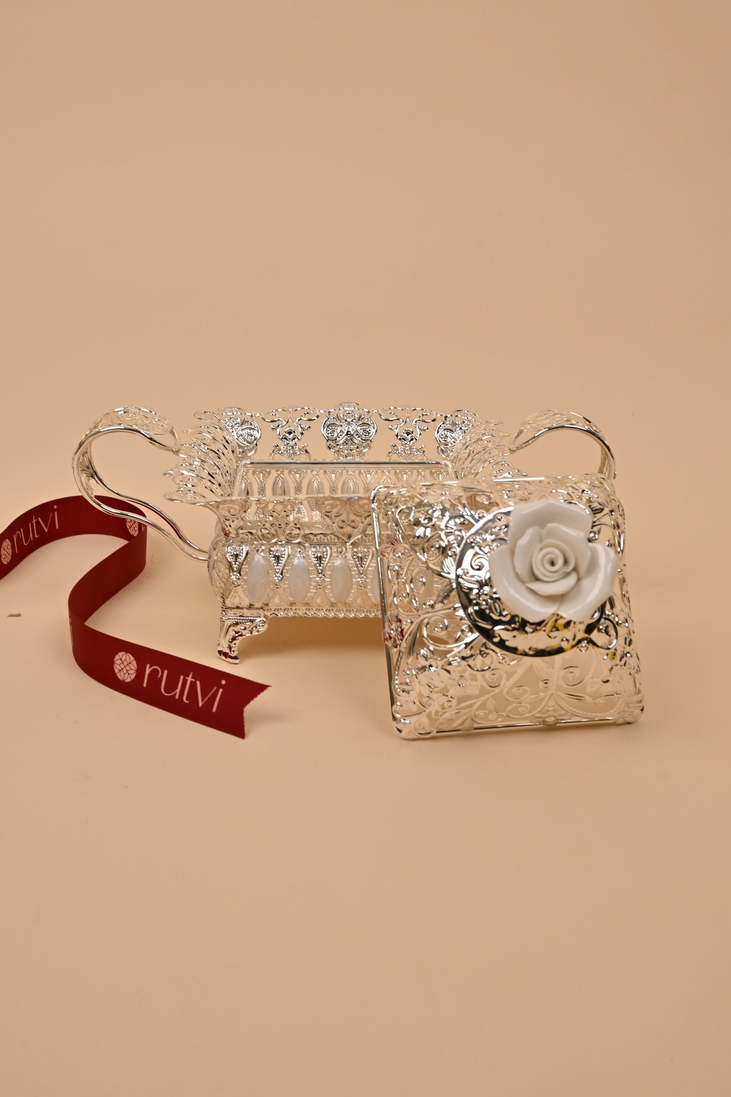 German Silver Serving Dish – Elegant Festive & Functional Décor