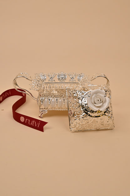 German Silver Serving Dish – Elegant Festive & Functional Décor