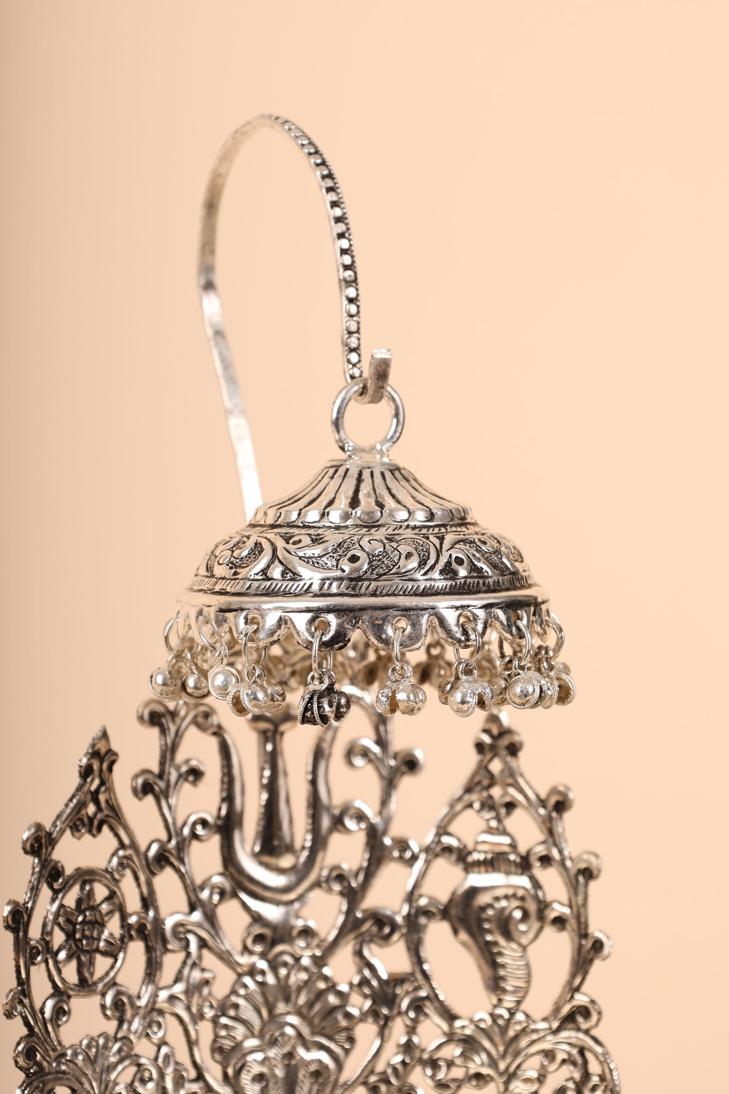 German Silver Singasan for Idols – Handcrafted Throne for Home Temple & Pooja Mandir