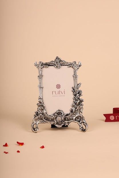 Silver Plated Handcrafted Photo Frame Set of 3 – Timeless Elegance for Home Décor & Gifting | Rutvi India
