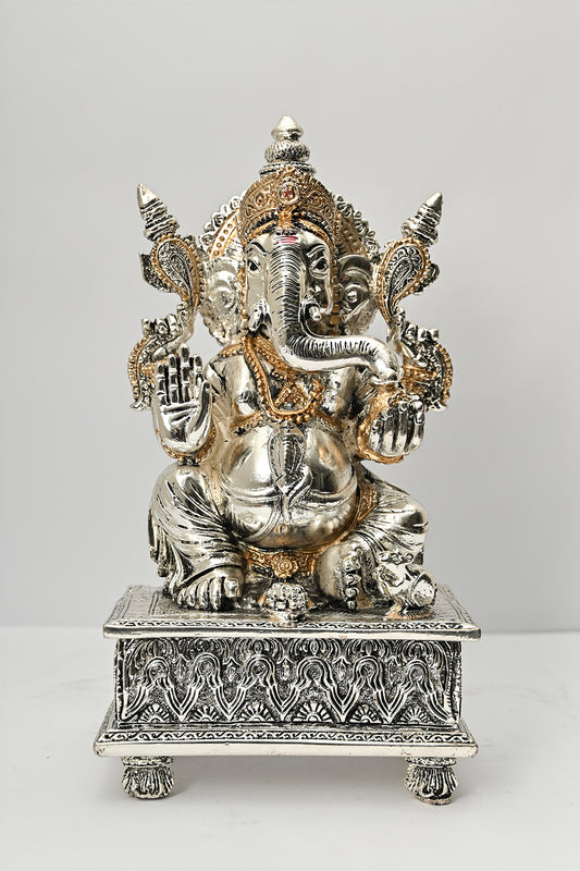 Lord Ganesha Idol - Gold/Silver Plated