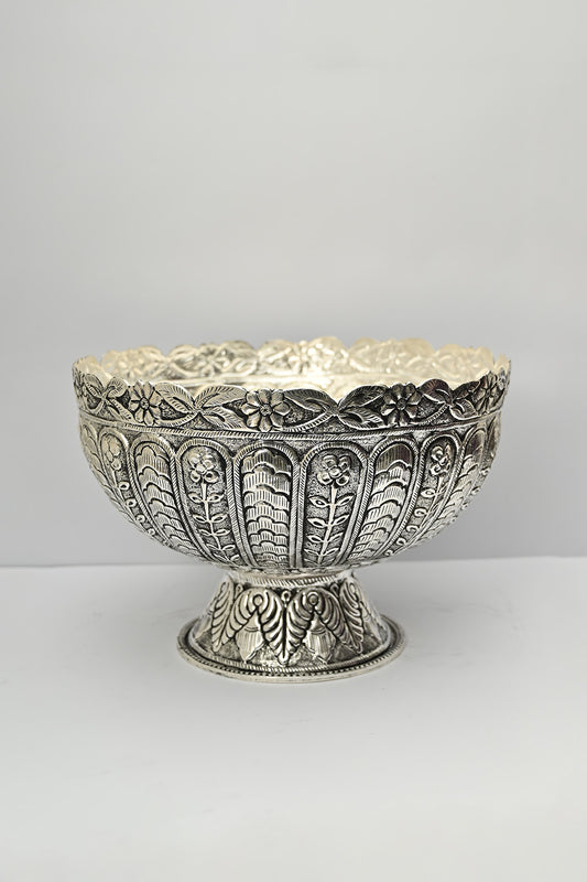 German Silver Fruit Basket