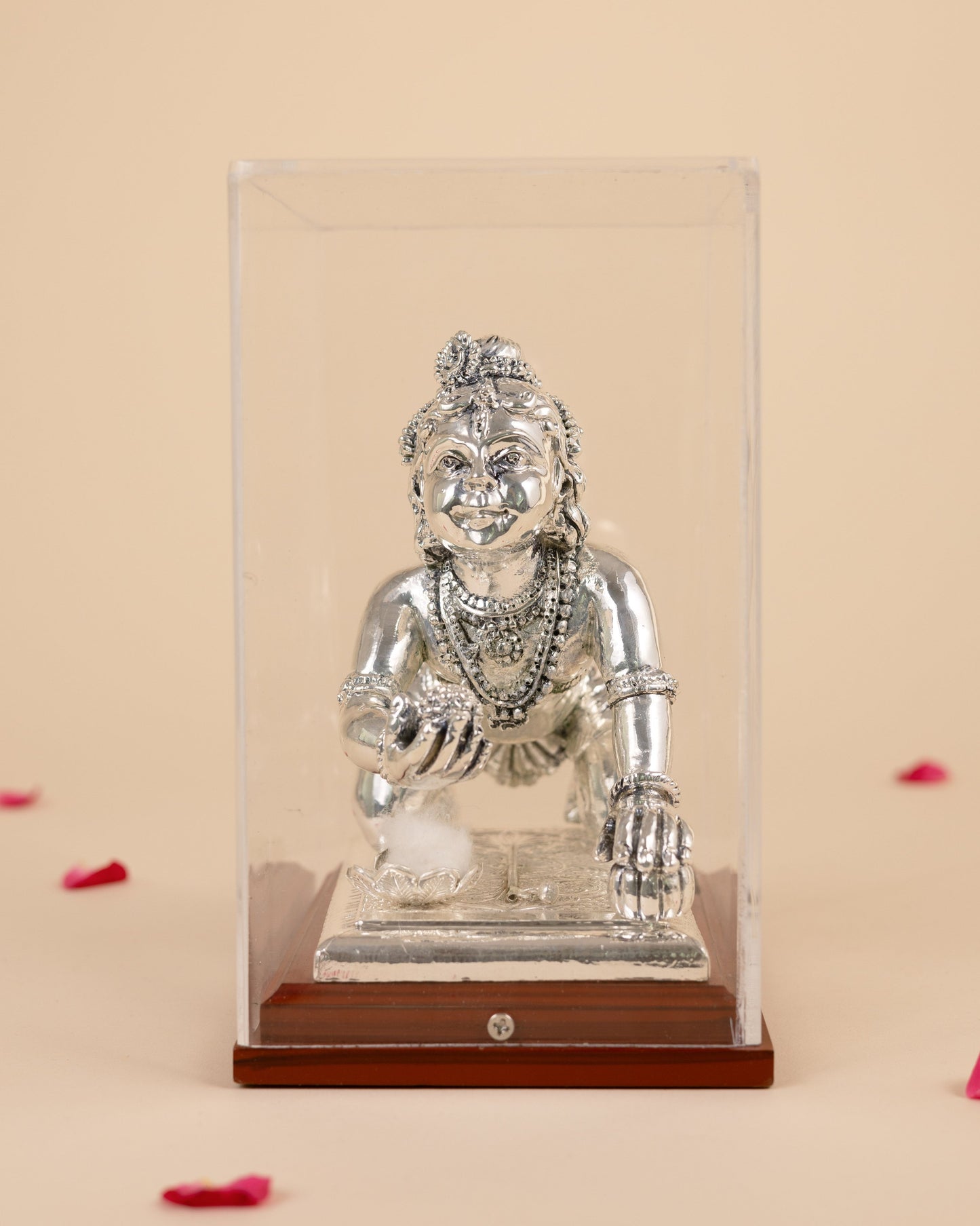 Pure Silver Laddoo Gopal Idol