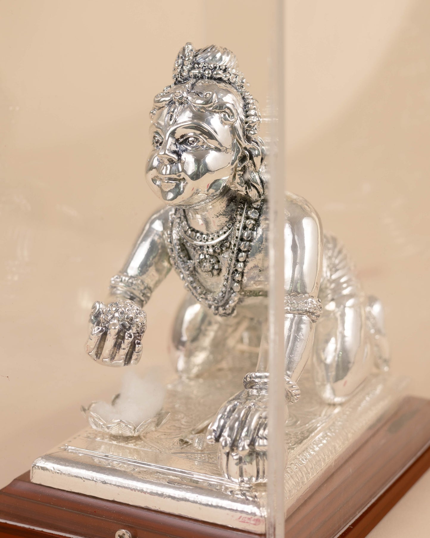 Pure Silver Laddoo Gopal Idol