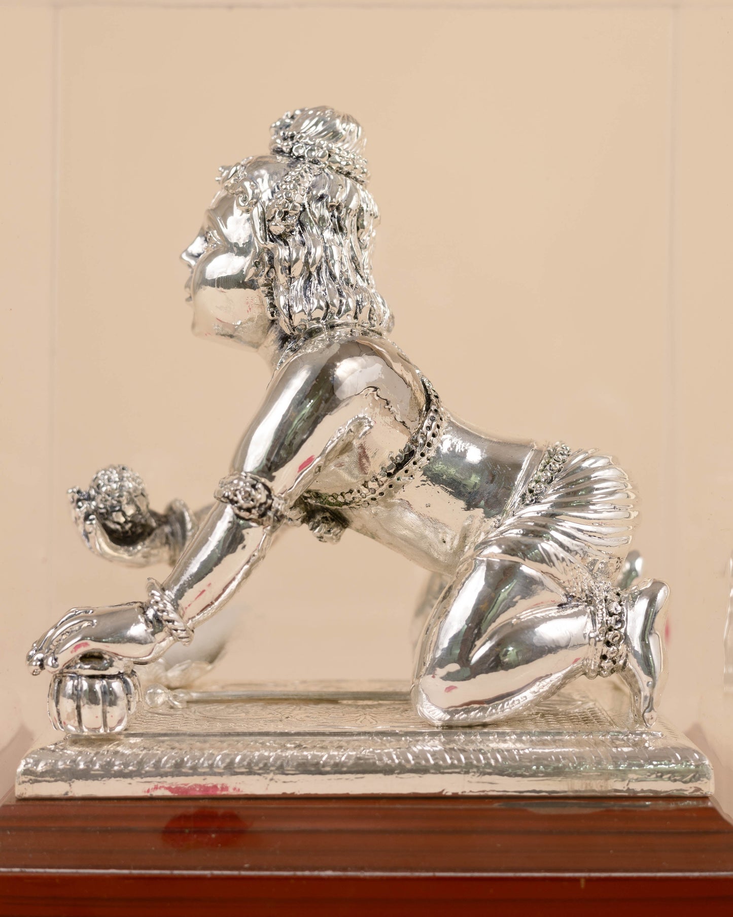 Pure Silver Laddoo Gopal Idol