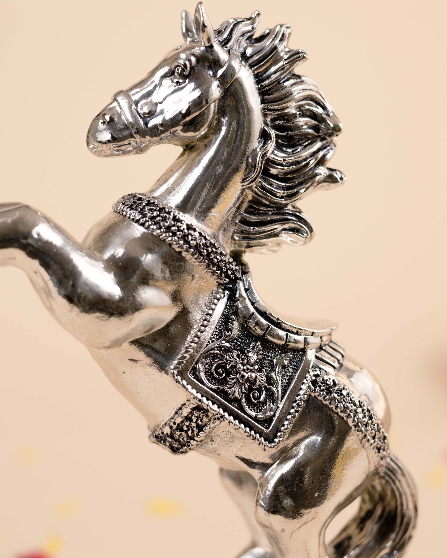 Pure Silver Horse Statue Set for Gifting