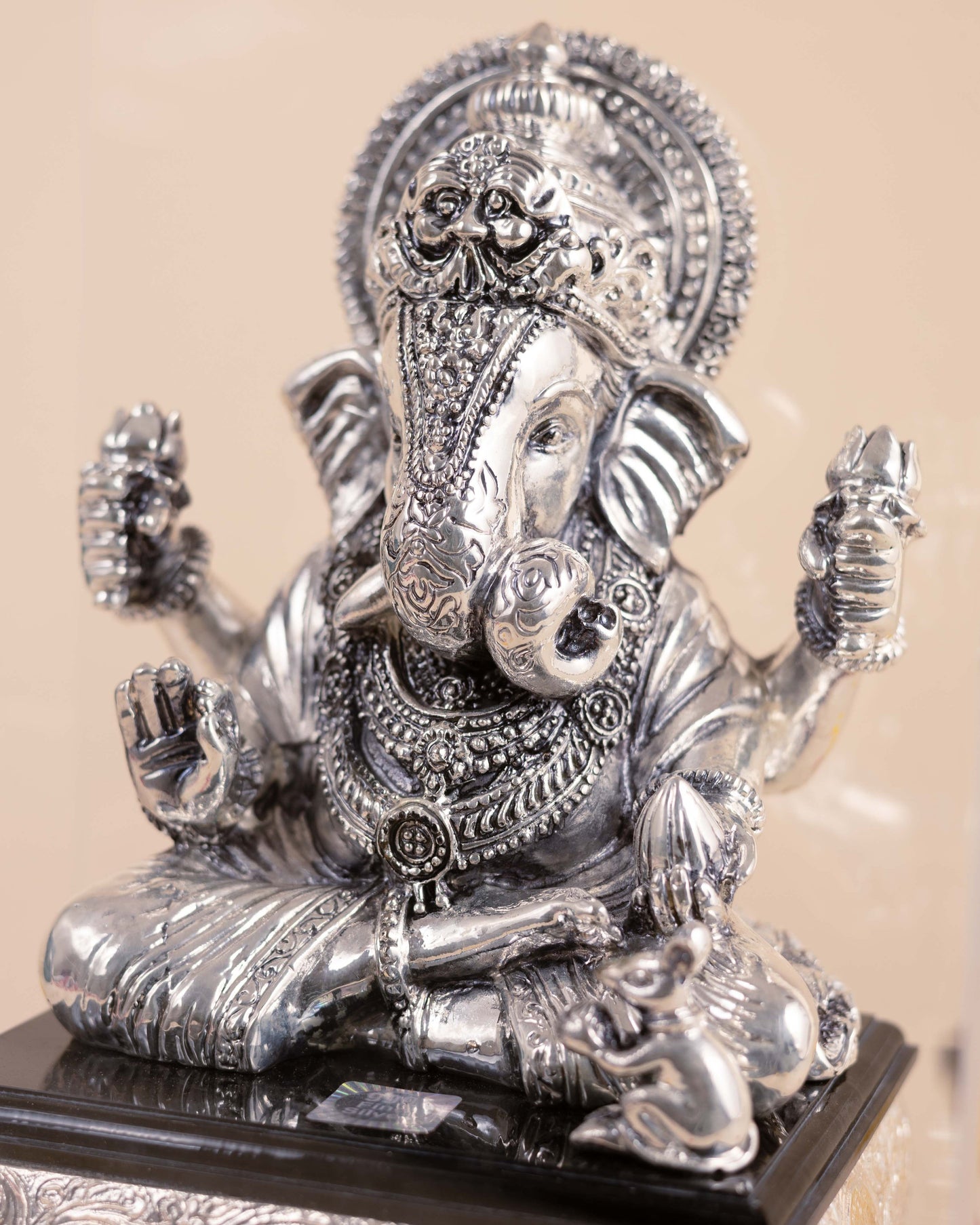 Pure Silver Ganesha Idol